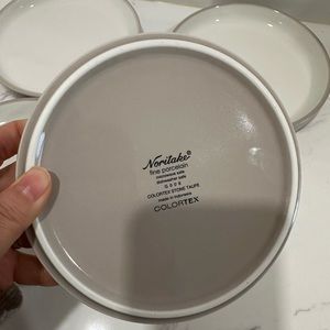 Noritake Porcelain Colortex Stone Stex Small Plates